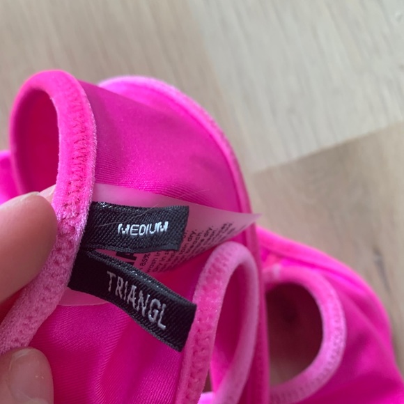 SOLD on my Depop Triangl velvet bikini set - Picture 5 of 5